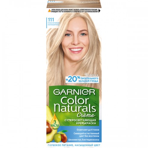 Краска д/волос Garnier Color Naturals #111 Платиновый блондин