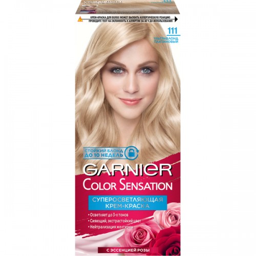 Краска д/волос Garnier Color Sensation #111 Ультраблонд платиновый