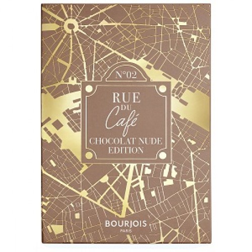 Палетка д/век Bourjois Rue Du Cafe 4in1 Eye Palette #02 chocolat nude edition