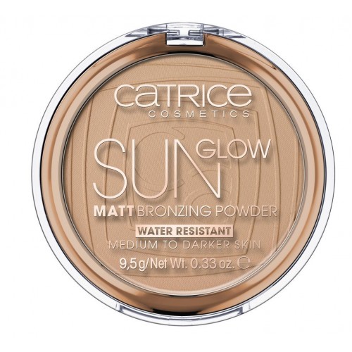 Пудра д/лица компактная бронзирующая матоваям Catrice Sun Glow Matt Bronzing Powder #035